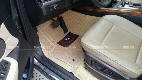 Thảm lót sàn ô tô 5D 6D BMW 2 Series F46 218i Gran Tourer Ôm khít sàn xe, lớp da cao cấp, chống nước, chống xước